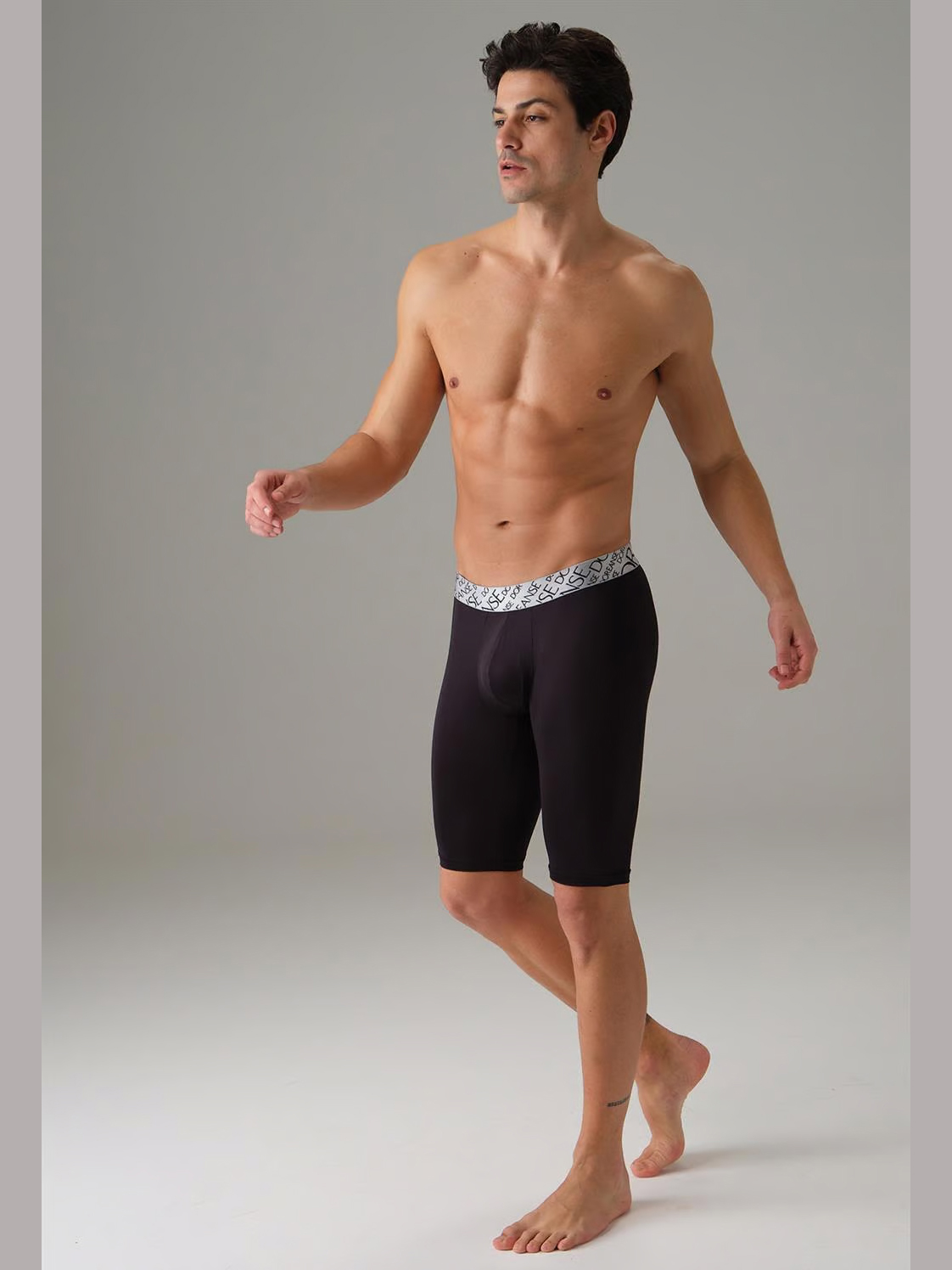 Трусы-боксеры мужские удлинённые (легинсы) Doreanse 1786 чёрные