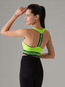 Бюстгальтер-топ спортивный Doreanse 5576 неоново-зелёный