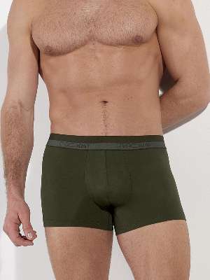 Трусы-боксеры мужские HOM 40-0203 цвета хаки