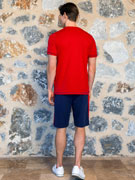 Пижама мужская Doreanse 4505 сине-красная