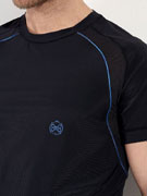 Футболка мужская HOM 40-3046 чёрная
