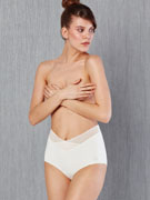 Трусы-слипы женские с высокой посадкой Doreanse Cotton Premium 7178 белые