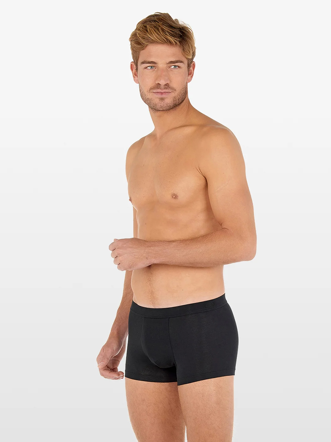 Трусы-боксеры мужские HOM 40-2449 чёрные