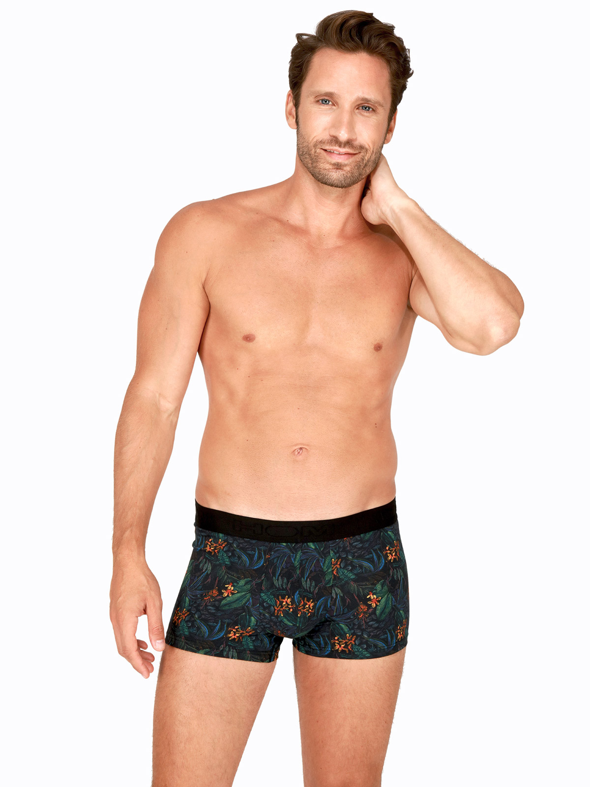 трусы-боксеры мужские HOM Dark Botanic, арт. HOM 40-1746