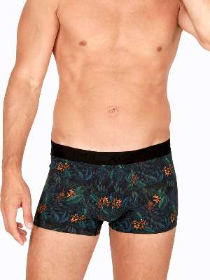 трусы-боксеры мужские HOM Dark Botanic, арт. HOM 40-1746
