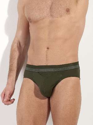 Трусы-брифы мужские HOM 35-9521 цвета хаки