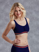 Бюстгальтер-топ спортивный Doreanse 5560 тёмно-синий