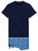 Пижама мужская HOM 40-2946 с цветным принтом