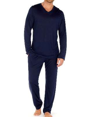 Пижама мужская HOM 40-2674 тёмно-синяя