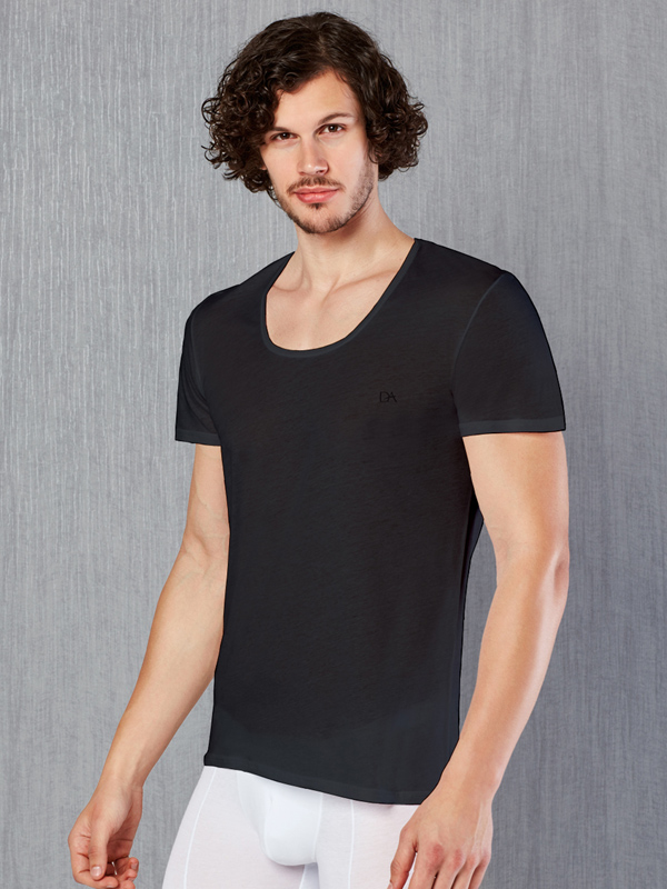 Футболка мужская Doreanse Cotton Premium 2525 чёрная