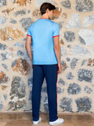 Пижама мужская Doreanse 4503 сине-голубая