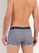 Комплект трусов-боксеров мужских HOM 40-2999 тёмно-синие + в сине-белую полоску