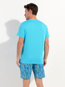 Пижама мужская HOM 40-2940 с цветным принтом