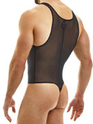 Стринг-Боди мужское Modus Vivendi 09381 чёрное