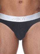 Трусы-бразилы мужские Oboy 06-8292 чёрные