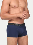 Комплект мужских трусов-боксеров HOM 40-0405 тёмно-синие + оранжевые