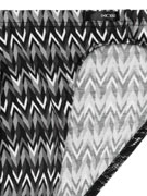 Трусы-слипы мужские HOM 40-2670 с чёрно-белым графическим принтом