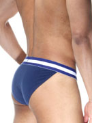 Трусы-танга мужские Oboy Premium тёмно-синие, арт. Oboy 06-8130