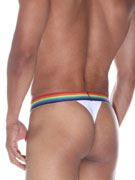 Стринги мужские Oboy 06-8063 белые