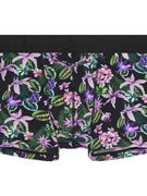 Трусы-боксеры мужские HOM 40-3045 чёрные с цветочным принтом