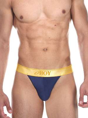 Трусы-танга мужские Oboy Gold, арт. Oboy 06-6980 синие