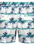 шорты пляжные мужские Doreanse 3813 белые с принтом
