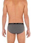 Комплект трусов-брифов мужских HOM 40-2467 чёрные, серые, синие