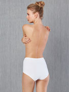 Трусы-слипы женские утягивающие больших размеров Doreanse 5980 белые