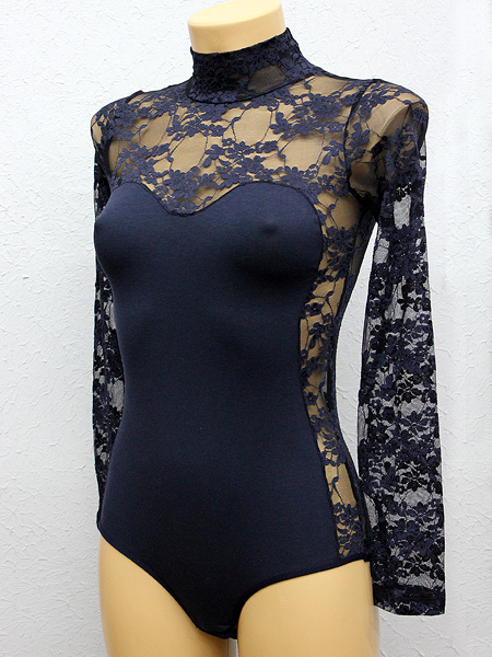 боди женское кружевное Doreanse 12444 тёмно-синее