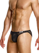 Трусы-слипы мужские Modus Vivendi 05414 чёрные в сеточку