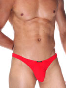 Трусы-бразилы мужские Oboy 06-8252 красные
