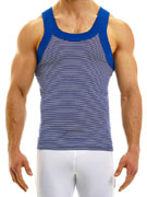 Майка мужская Modus Vivendi 01231 в сине-белую полоску