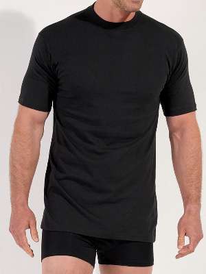 Футболка мужская HOM 40-5508 чёрная