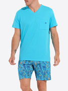 Пижама мужская HOM 40-2940 с цветным принтом