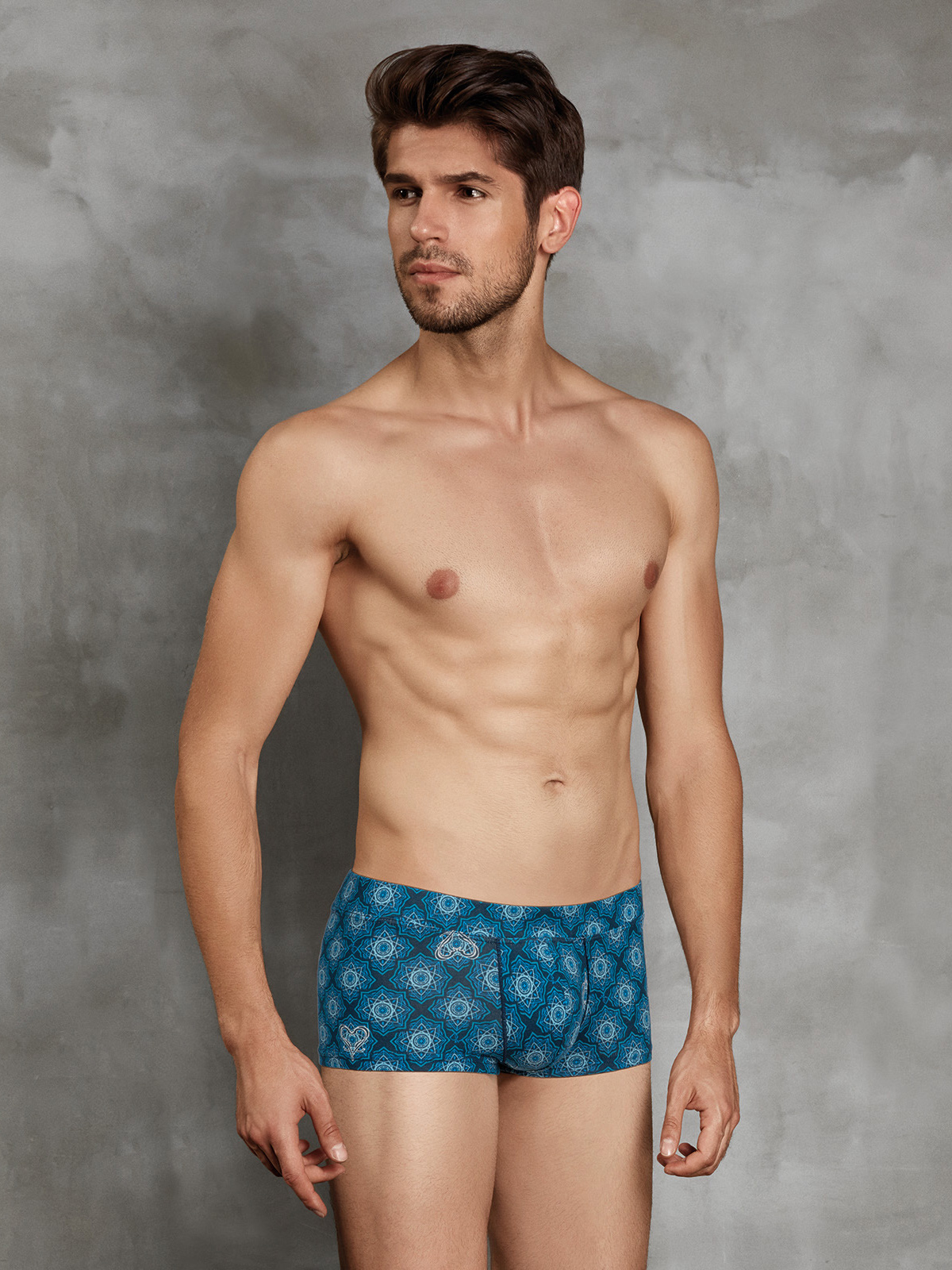 Трусы-хипсы мужские Doreanse 1739 с цветным принтом