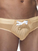 Трусы-брифы мужские Oboy 06-6540 бежевые