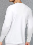 Футболка мужская с длинным рукавом (лонгслив) Doreanse 2900 белая