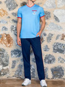 Пижама мужская Doreanse 4503 сине-голубая