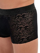трусы-хипсы мужские кружевные HOM 40-2888 чёрные