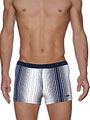 плавки-макси HOM Elegant Stripe белые