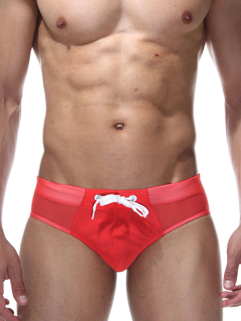 Трусы-брифы мужские Oboy 06-6540 красные