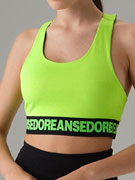 Бюстгальтер-топ спортивный Doreanse 5576 неоново-зелёный