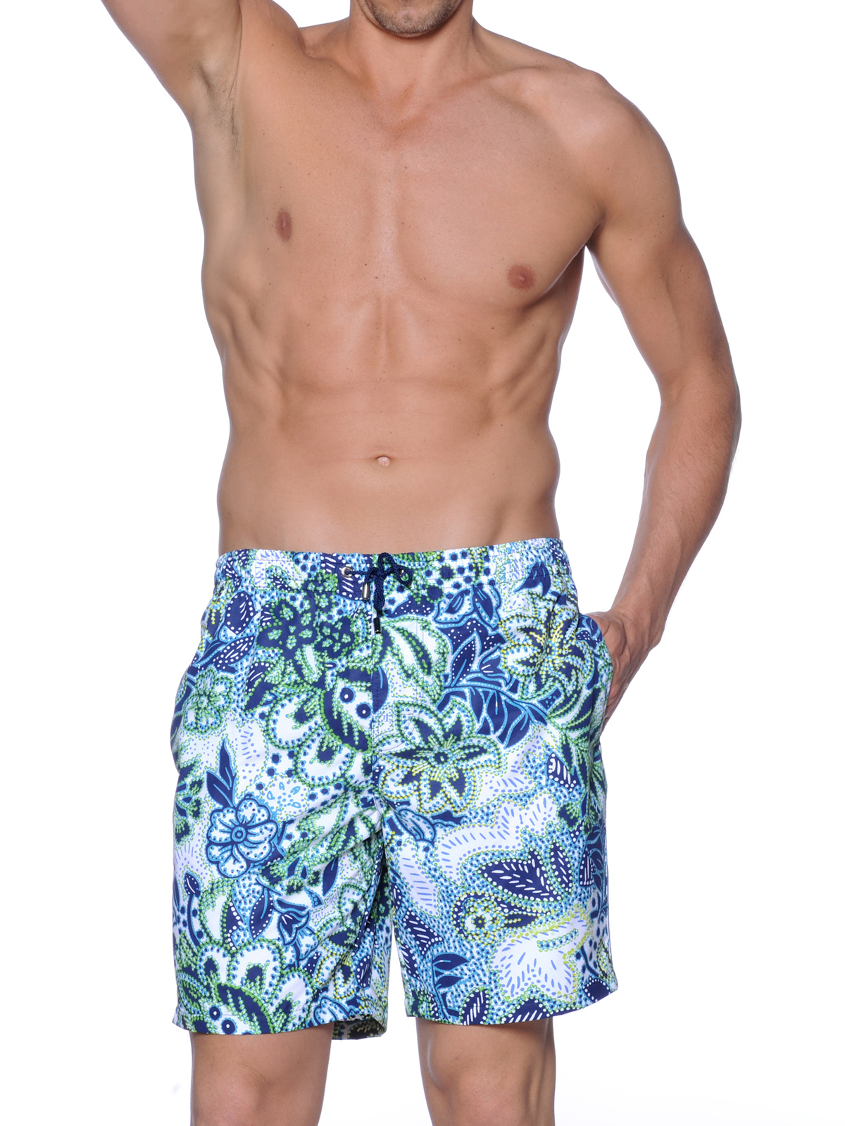 пляжные шорты мужские HOM Pacific, арт. HOM 07908