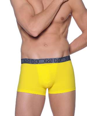 трусы-боксеры мужские HOM 01701 жёлтые