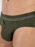 Трусы-брифы мужские HOM 35-9521 цвета хаки