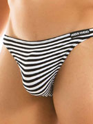 Трусы-слипы мужские Modus Vivendi 10812 в чёрно-белую полоску