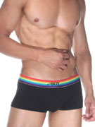 Трусы-хипсы мужские Oboy 06-8065 чёрные