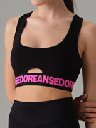 Бюстгальтер-топ спортивный Doreanse 5582 чёрный