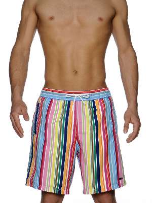 пляжные шорты мужские HOM Multistripes, арт. HOM 07716