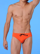Плавки-брифы мужские HOM 07854 оранжевые